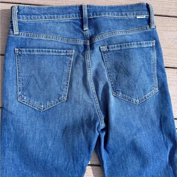 Mother The Tomcat Ankle Fray Jeans in globe trotter 27 - Picture 3 of 12